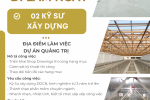 TUYỂN DỤNG KỸ SƯ XÂY DỰNG - DỰ ÁN QUẢNG TRỊ